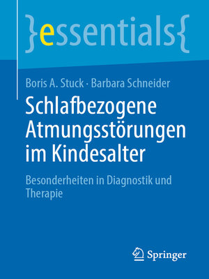 cover image of Schlafbezogene Atmungsstörungen im Kindesalter